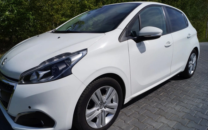 Peugeot 208 cena 35500 przebieg: 100000, rok produkcji 2018 z Warszawa małe 742